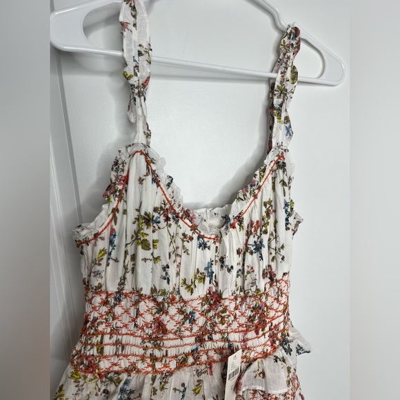 NWT Anthropologie Sleeveless Smocked-Waist
Ruffled Midi Dres Sz Medium - Picture 11 of 16